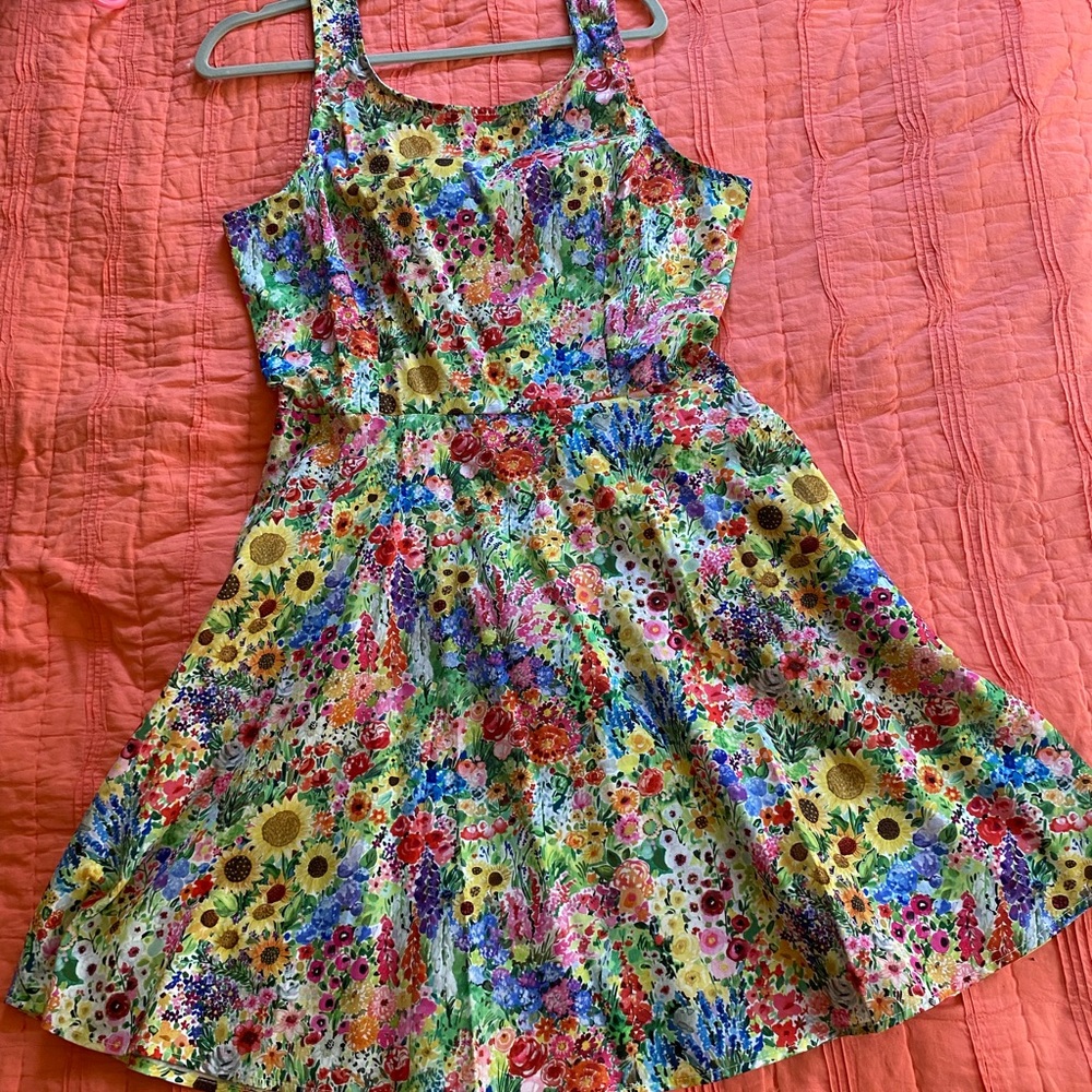 Retrolicious Multicolor Floral Dress